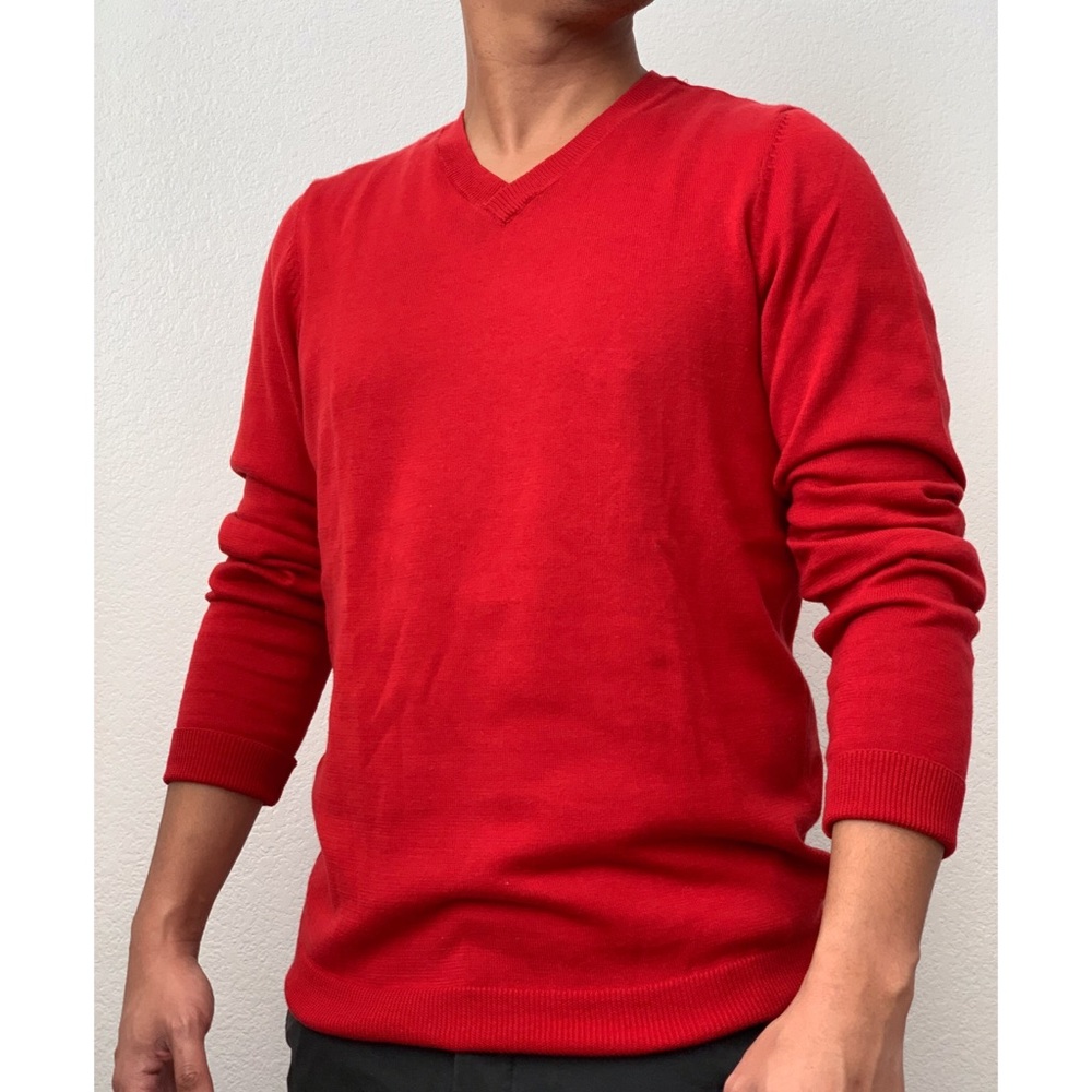 H&M - lightweight v-neck sweater, sz S